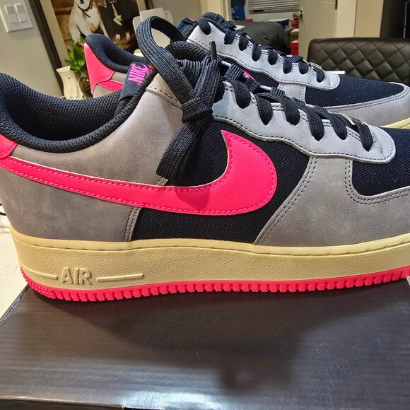 Nike Air Force 1 Low '07 LX Dark Obsidian Ashen Slate FB8876-401 Mens SZ 12 New - Picture 1 of 14